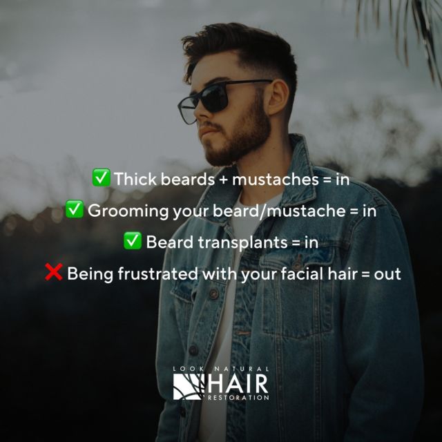 Trim, shave & style your beard exactly the way you want it after a beard transplant procedure at @looknaturalhairrestoration 🧔🏻‍♂️👨🏽

www.looknaturalhairrestoration.com 

#beardrestoration #facialhairrestoration #beardtransplant #mustachetransplant #looknaturalhairrestoration